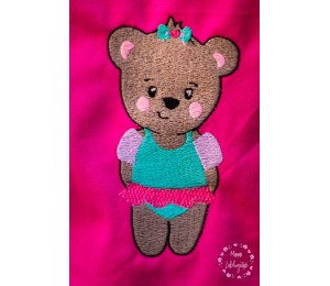 Stickdatei - zARTbesaitet - Schwimmbärin